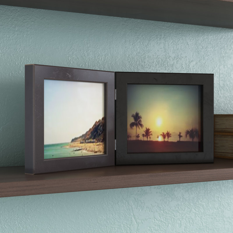 Second Avenue Collage Picture Frame - Frames Included: 2, Dark Walnut