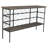 VIP Metal 58.88 in. Multicolor Table with Latticed Frame