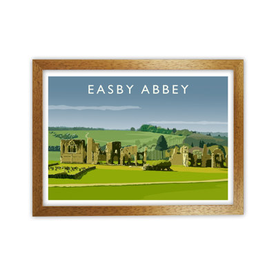 Easby Abbey by Richard O'Neill - Print