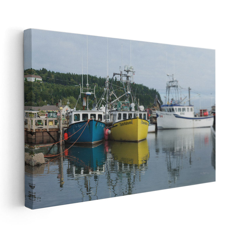 Baie de Fond II - reproduction d'art sur toile, H 24 po x l 36 po