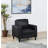 Lalittah Upholstered Track Arm Accent Chair Black-213846941