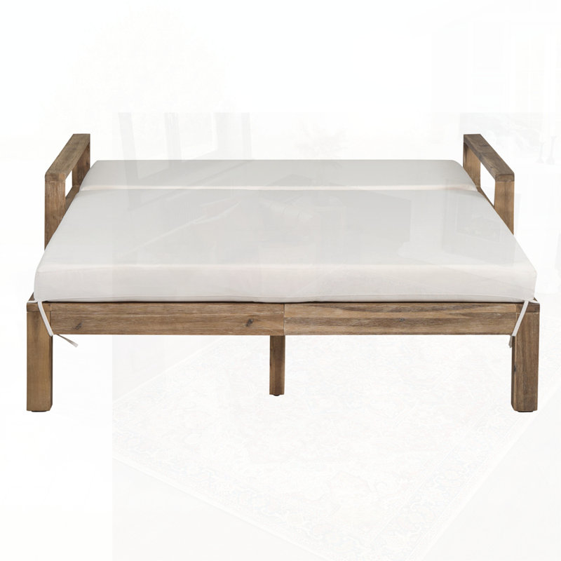 Lit de jour d'extérieur pour 2 personnes, Beige