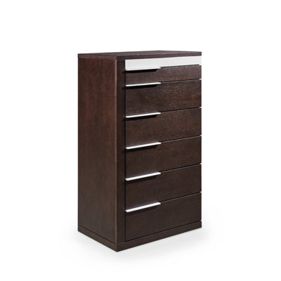 Alfret Solid Wood 24'' W 6 - Drawer Dresser