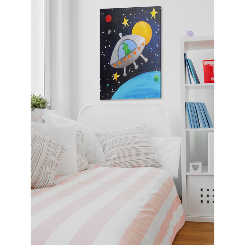 Pryor «Green Alien», reproduction sur toile tendue, H 45 po x l 30 po