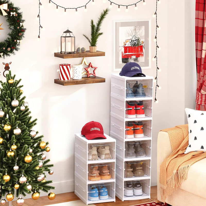 6 Pair Shoe Storage Box