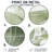 Sage Lines - Abstract Modern Transitional Round Metal Wall Decor-1793761365