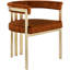 Fauteuil en velours Marcello-630097000