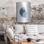Art mural en métal Winston Porter «Blue Moon Waning No. 1» par Brandon Wong