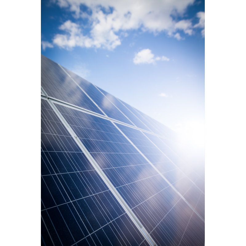 Solar Panels Outdoor by Bizoo_n - Wrapped Canvas Print, 46cm H x 30cm W