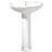 American Standard Cadet 24.5'' Vitreous China U-Shaped Bathroom Sink with Overflow-2537628-1607996