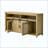 Sideboard With Sliding Barn Door And Mesh Panels,Farmhouse Buffet With Open Storage,Suitable For Living Room, Hallway, Balcony,Kitchen, Office-412624254