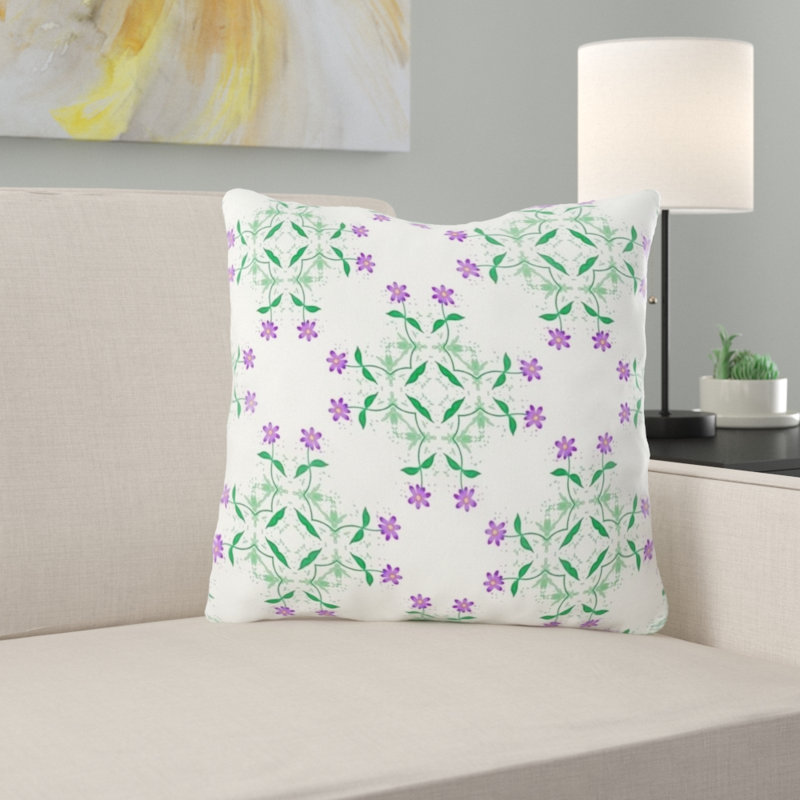 Coussin décoratif fleur, Intérieur