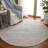 Matroni Hand Tufted Pet Yarn/Wool/Cotton Abstract Rug in Light Blue/Ivory-1513046162