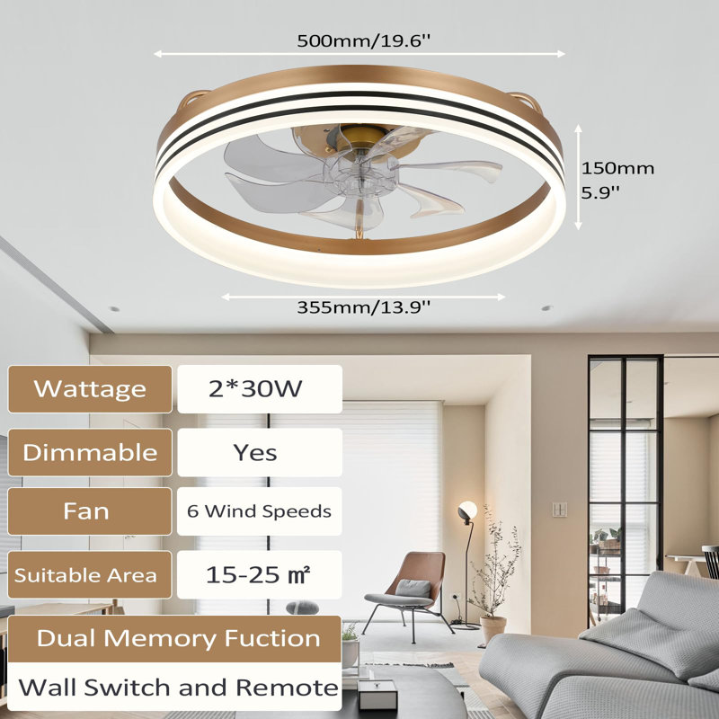 Ceiling Fan with LED Lights