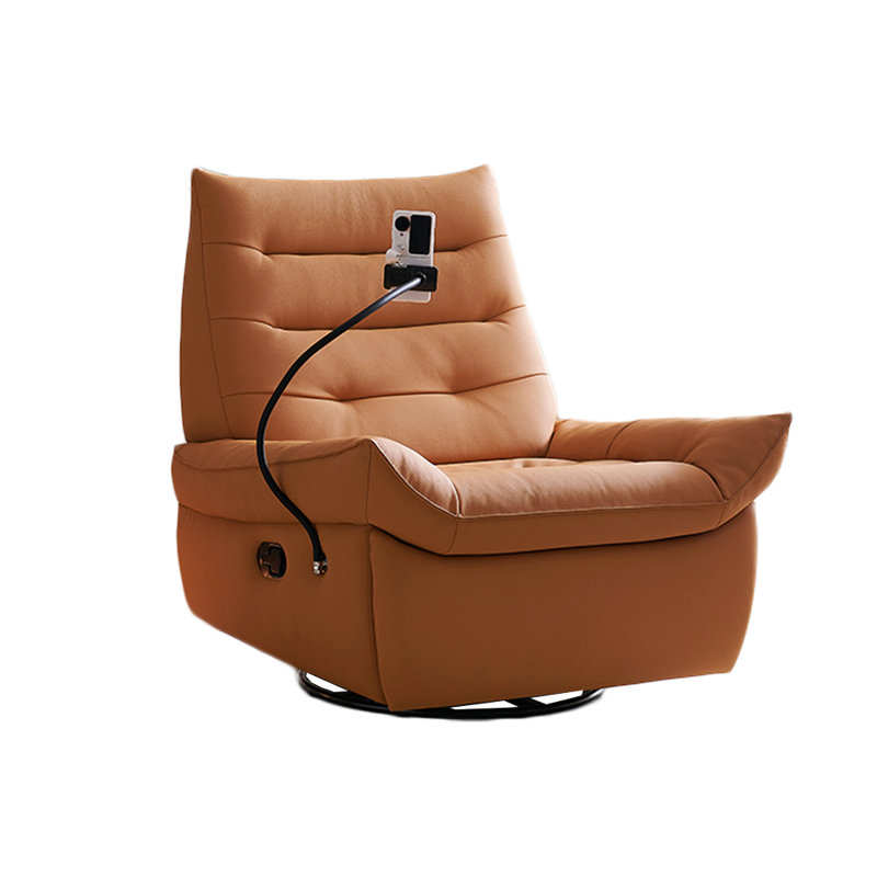 Fauteuil inclinable réglable avec support de téléphone amovible