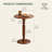  21"H Solid Wood Traditional Modern End Table-1235326625
