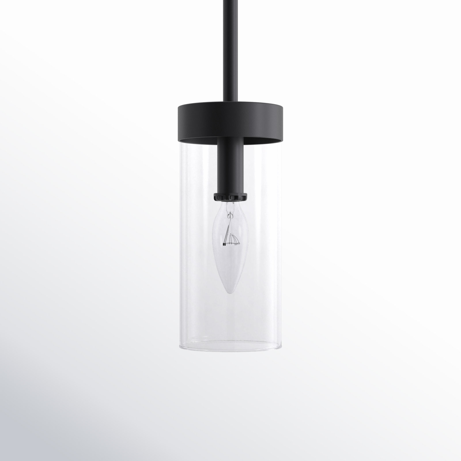 Angeline Single Light Glass Dimmable Pendant