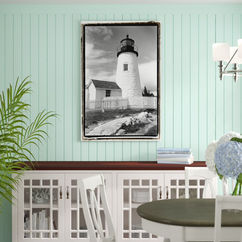 «Pemaquid Point Light Maine I», photographie sur toile, H 18 po x l 12 po