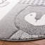 Tapis gris à imprimé animal Glantz-2075215494