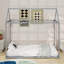 Lit plateforme simple en métal-580374958