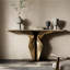 Modern simple sintered stone porch table-529800946