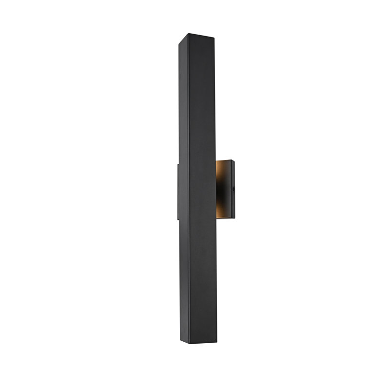 Applique murale d'extérieur 4,5 po Farley, H 24 po x l 4,5 po x P 3,5 po