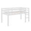 Lit mezzanine simple surélevé avec échelle-2028300182