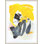 Fearless 2 Framed Watercolour Painting Print