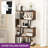 Chaneyra 56" H x 31.5" W Steel Geometric Bookcase-762523754