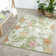 Tropical Leaf Floral Outdoor Area Rug