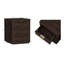 Evelyn 20" W Modern Nightstand with 3 Full Extension Drawers in Brown-1747435930