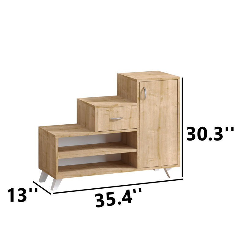 10 Pair Shoe Storage Cabinet