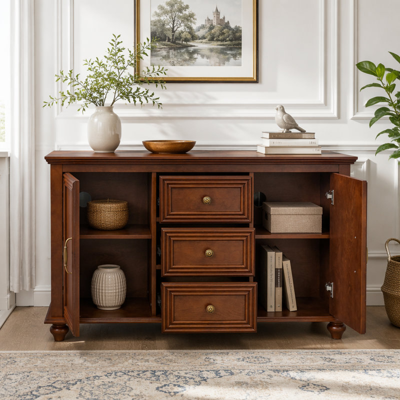 Buffet 47,3 "Mid Century, Walnut
