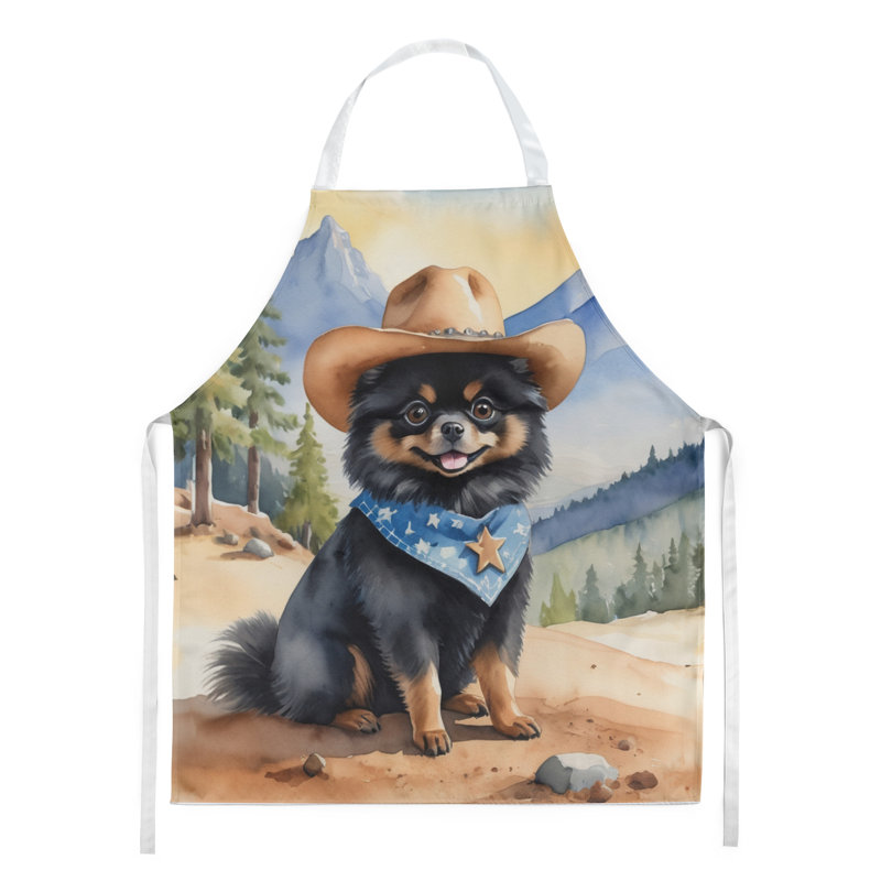 No Pattern Bib Apron