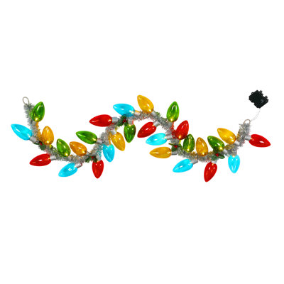 Guirlande 6 pi. C9 - multicolore