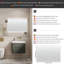 Darea Flat Wall Makeup / Shaving Mirror in Clear