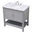 Ensemble de meuble-lavabo simple 36 po Newsoms-2114821178