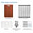  33" L x 22" W Farmhouse Apron Front Workstation Kitchen Sink 16 Gauge Stainless Steel Single Bowl With Accessories-128860407