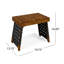 Ensemble de conversation d'extérieur pliable en bois d'acacia 2 places Choua