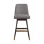 Tabouret de bar ou de comptoir Dunamuggy en bois de chêne avec siège en tissu - ensemble de 4-2092895194-2092895205-2092895207