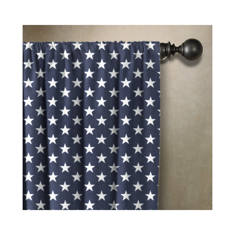 Cotton Room Darkening Curtain Single Panel, 50" W x 72" L