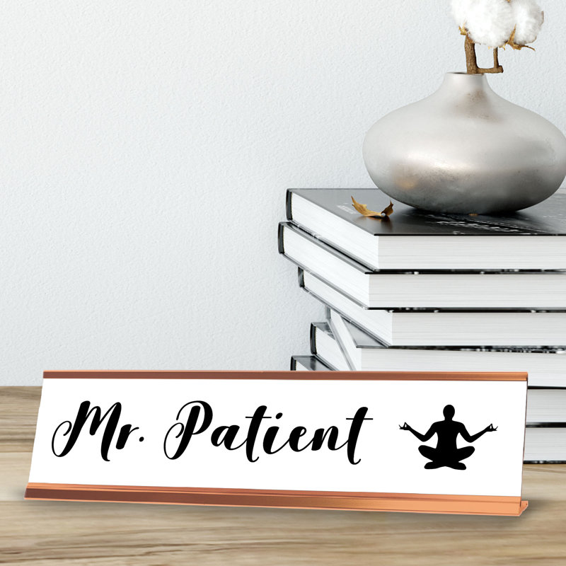 Desk Sign