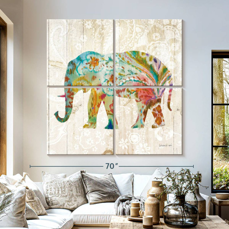 Éléphant Bramho Boho Paisley II