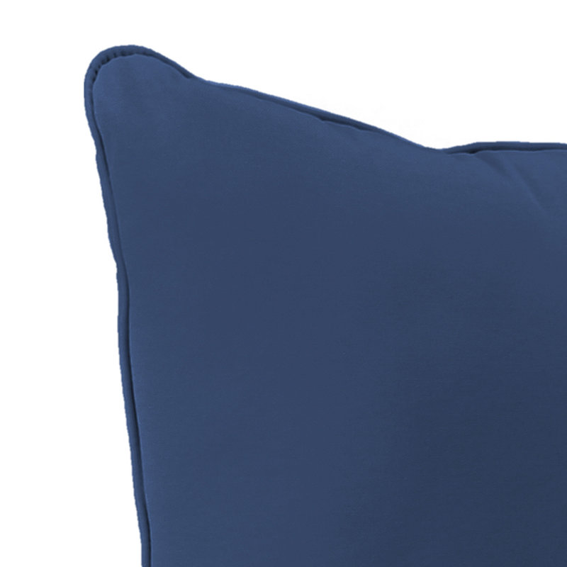 24" x 26.5" Outdoor Deep Seat Chair Cushion Set with Welt, Canvas Navy
