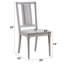 Chaise d'appoint rembourrée beige et nature Gerrish 
