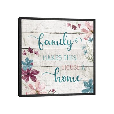 Family Home by Carol Robinson - Print on Canvas