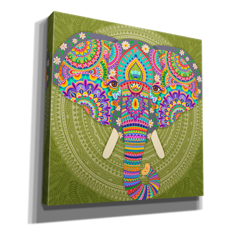 «Ellie 2» par Hello Angel, art mural sur toile, H 18 po x l 18 po x P 0,75 po