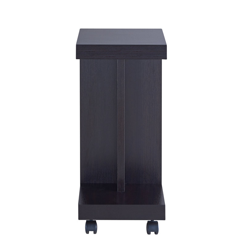 Wheel End Table, Espresso