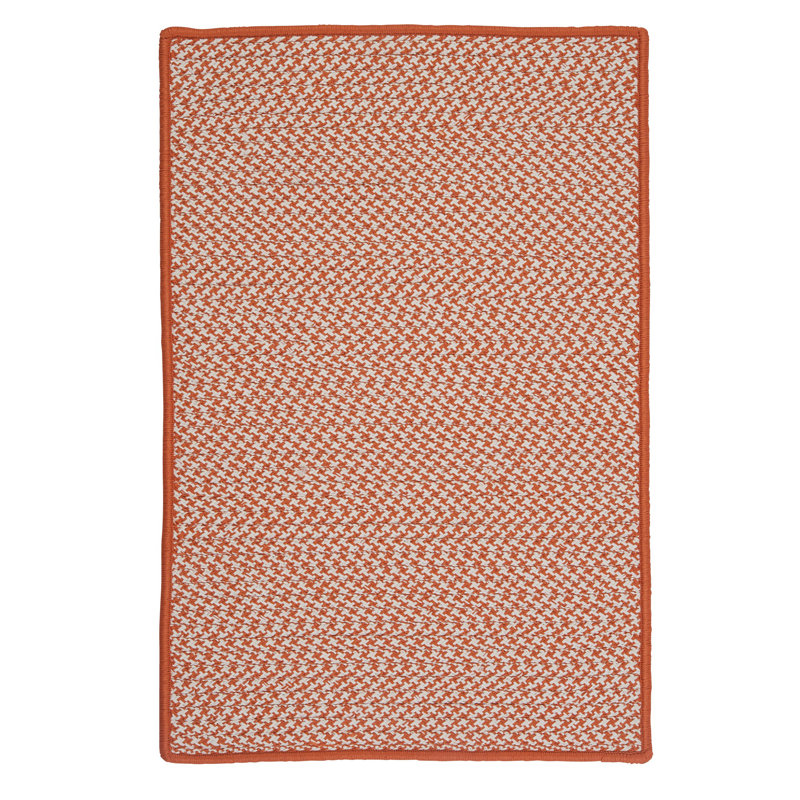 Tapis intérieur / extérieur Ashvith Houndstooth, Rectangle 10 pi x 13 pi