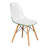 Dubuque Dining Side Chair with Metal Eiffel Base Design and Beech Wood Legs-128966271-128966272